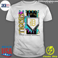 Mitchell & Ness Detroit Tigers White Cooperstown Neon Field Shock Baseball Tee Shirt