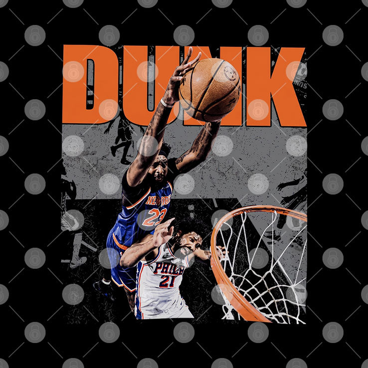 Mitchell Robinson Dunk Joel Embiid T Shirt