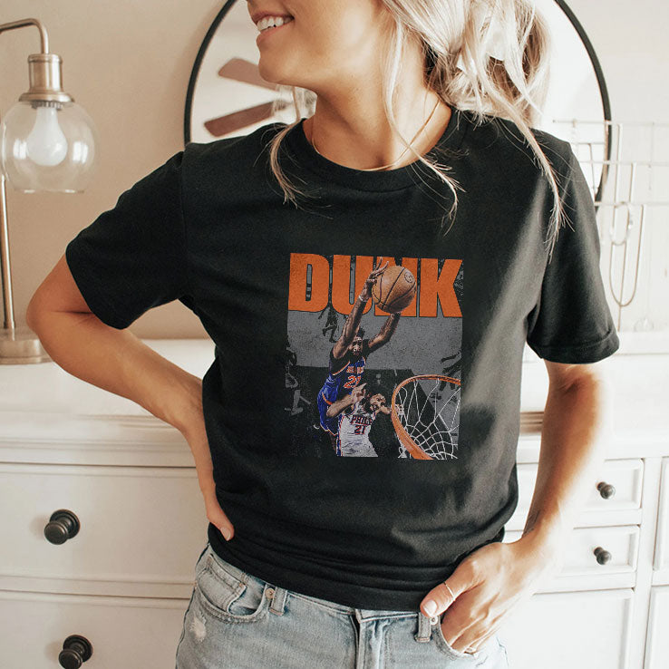 Mitchell Robinson Dunk Joel Embiid T Shirt