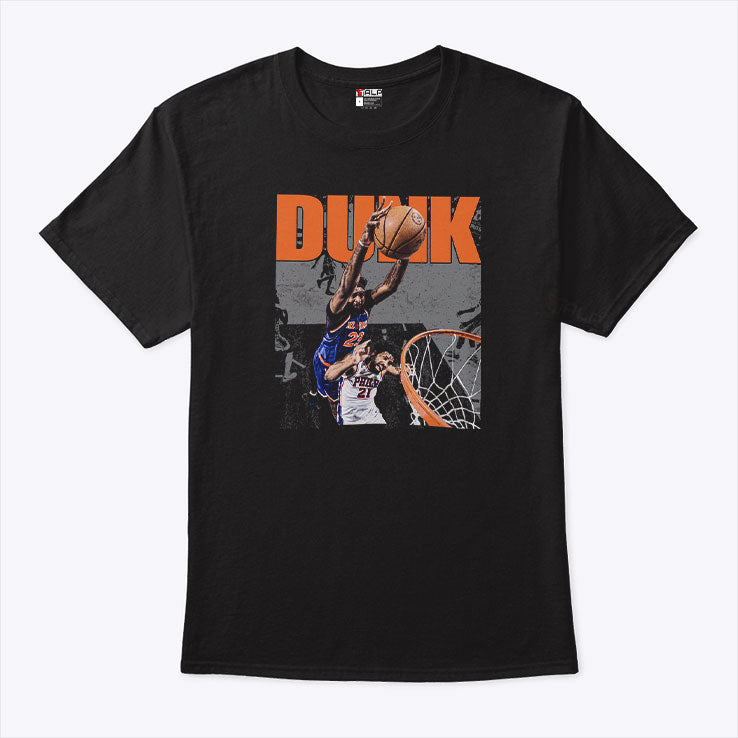 Mitchell Robinson Dunk Joel Embiid T Shirt