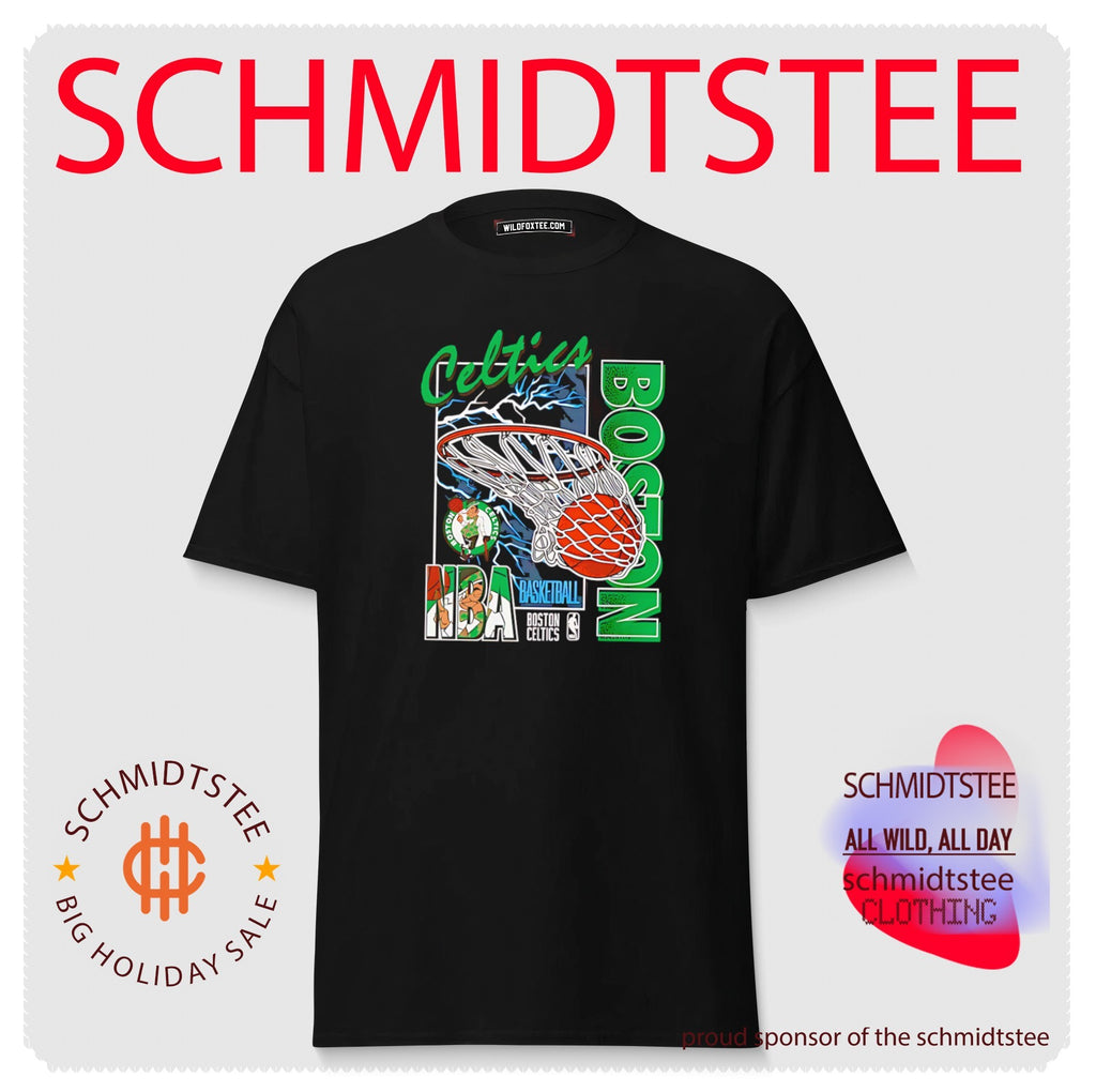 Mitchell and Ness Boston Celtics basketball graphic shirt