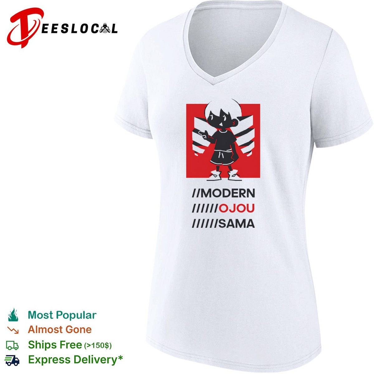 Modern Ojou Sama Omori Game Character Abstract shirt