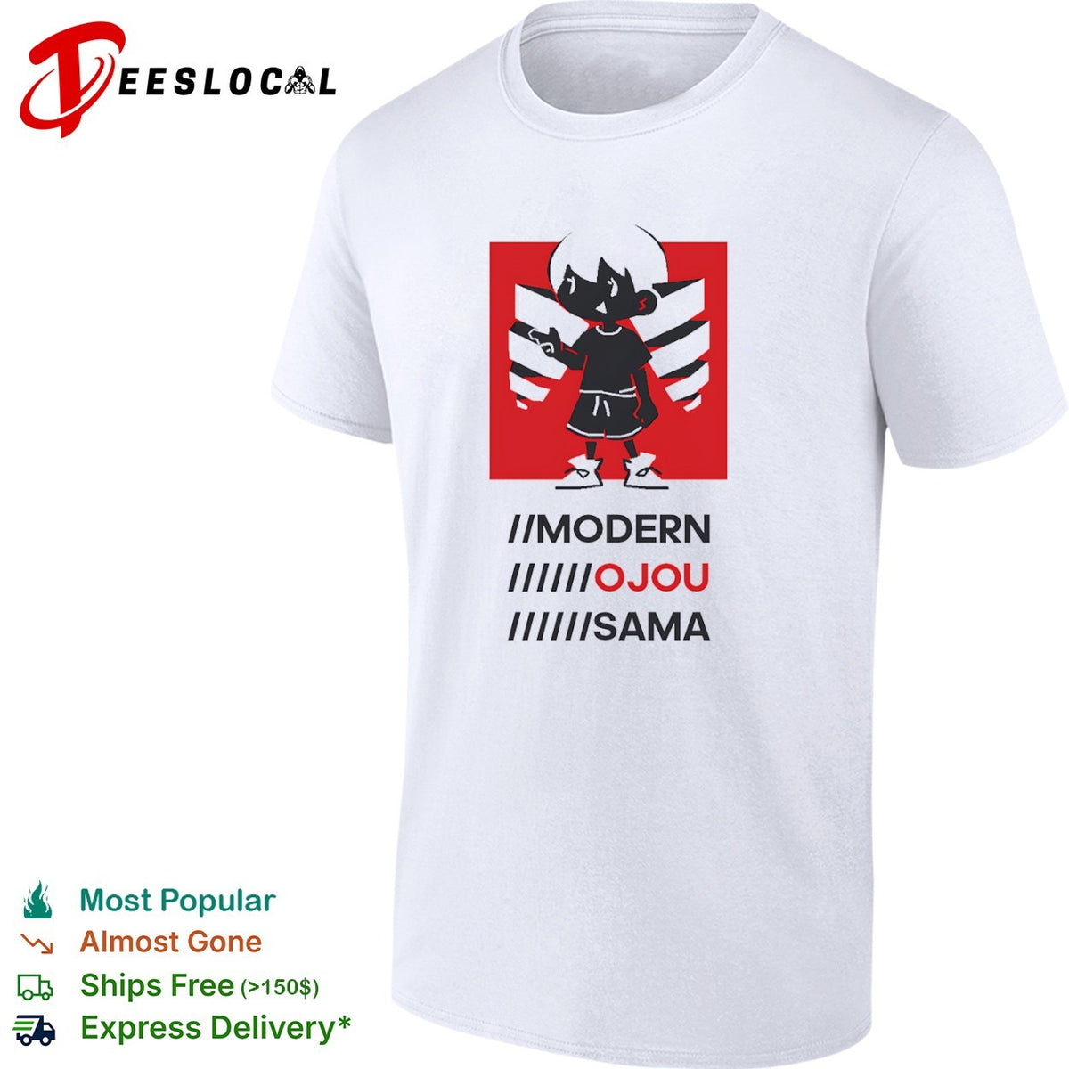 Modern Ojou Sama Omori Game Character Abstract shirt