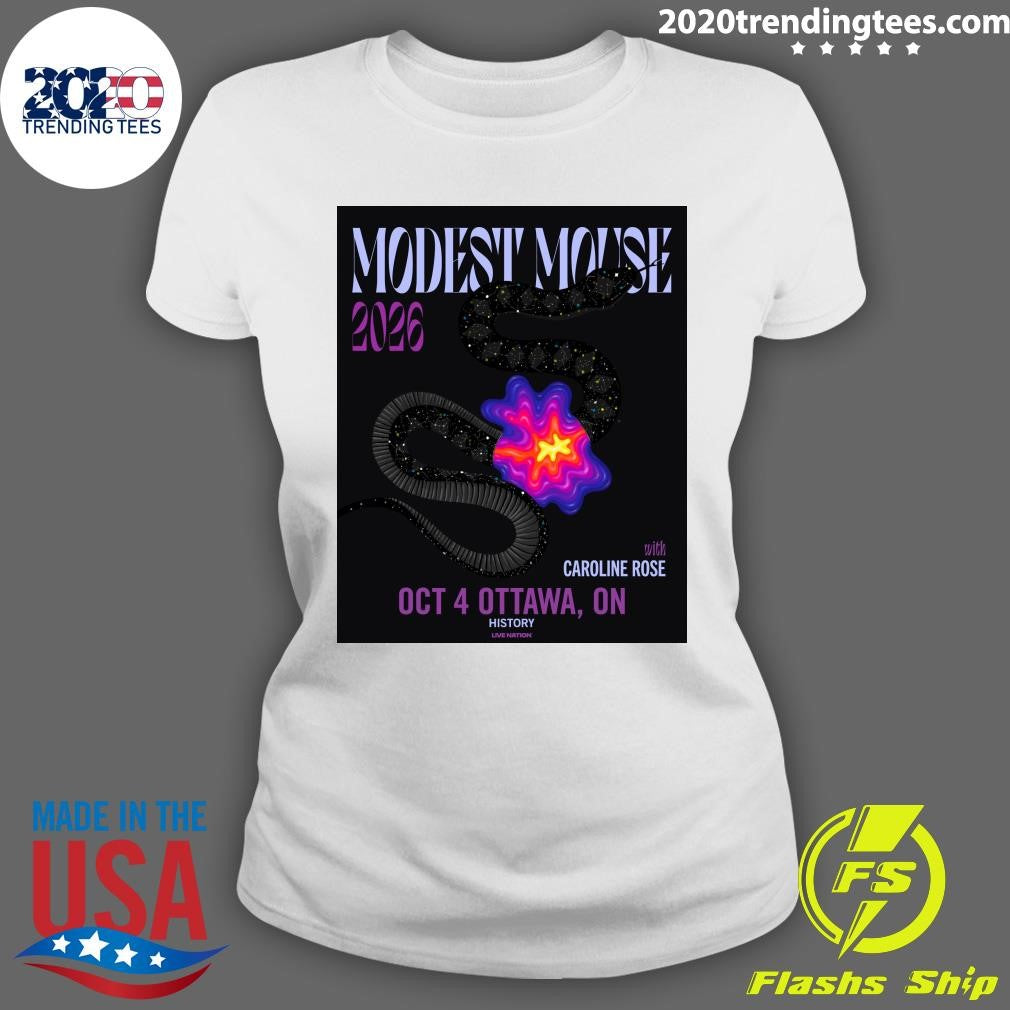 Modest Mouse With Caroline Rose October 4, 2026 Ottawa, OO Shirt