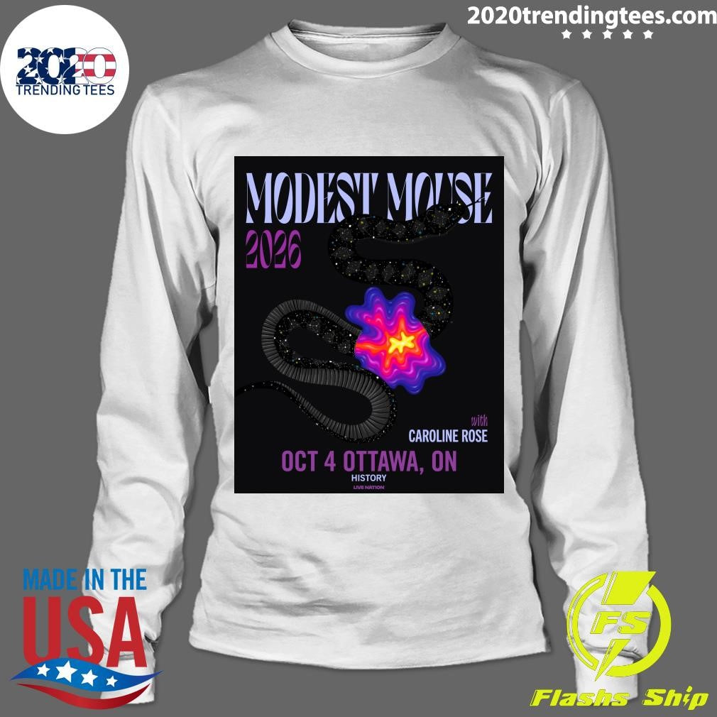 Modest Mouse With Caroline Rose October 4, 2026 Ottawa, OO Shirt