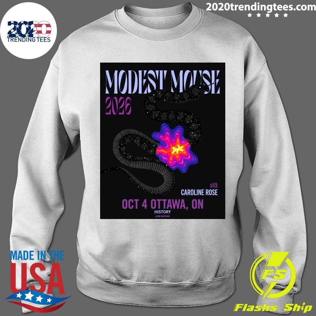 Modest Mouse With Caroline Rose October 4, 2026 Ottawa, OO Shirt