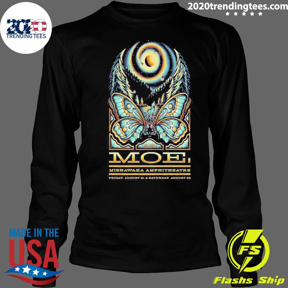 Moe. Mishawaka Amphitheatre August 21 – 22 2026, Bellvue CO Shirt