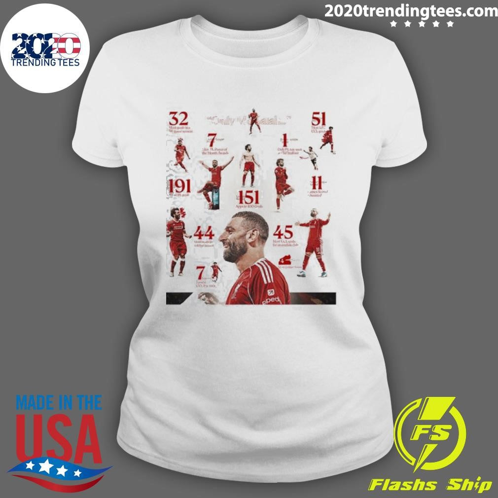 Mohamed Salah Liverpool FC Astonishing Set Of Records Shirt