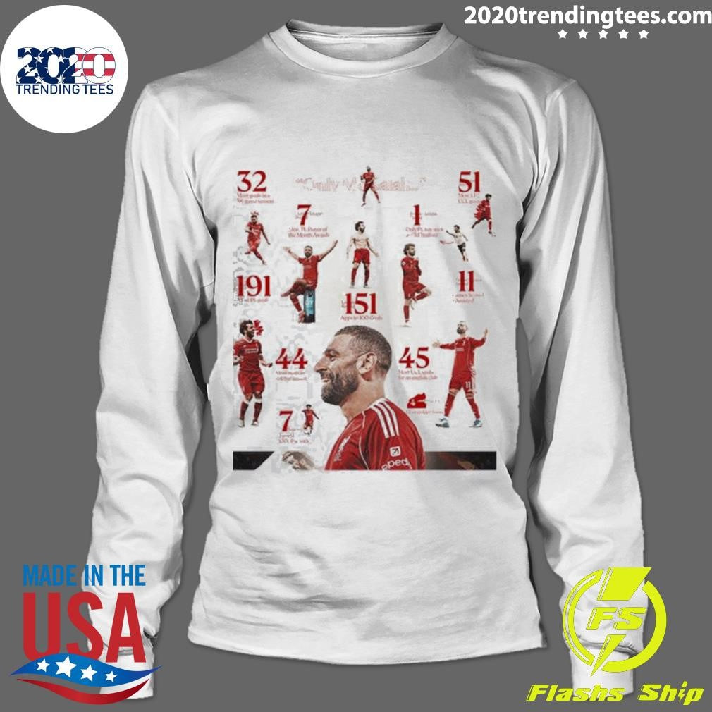 Mohamed Salah Liverpool FC Astonishing Set Of Records Shirt