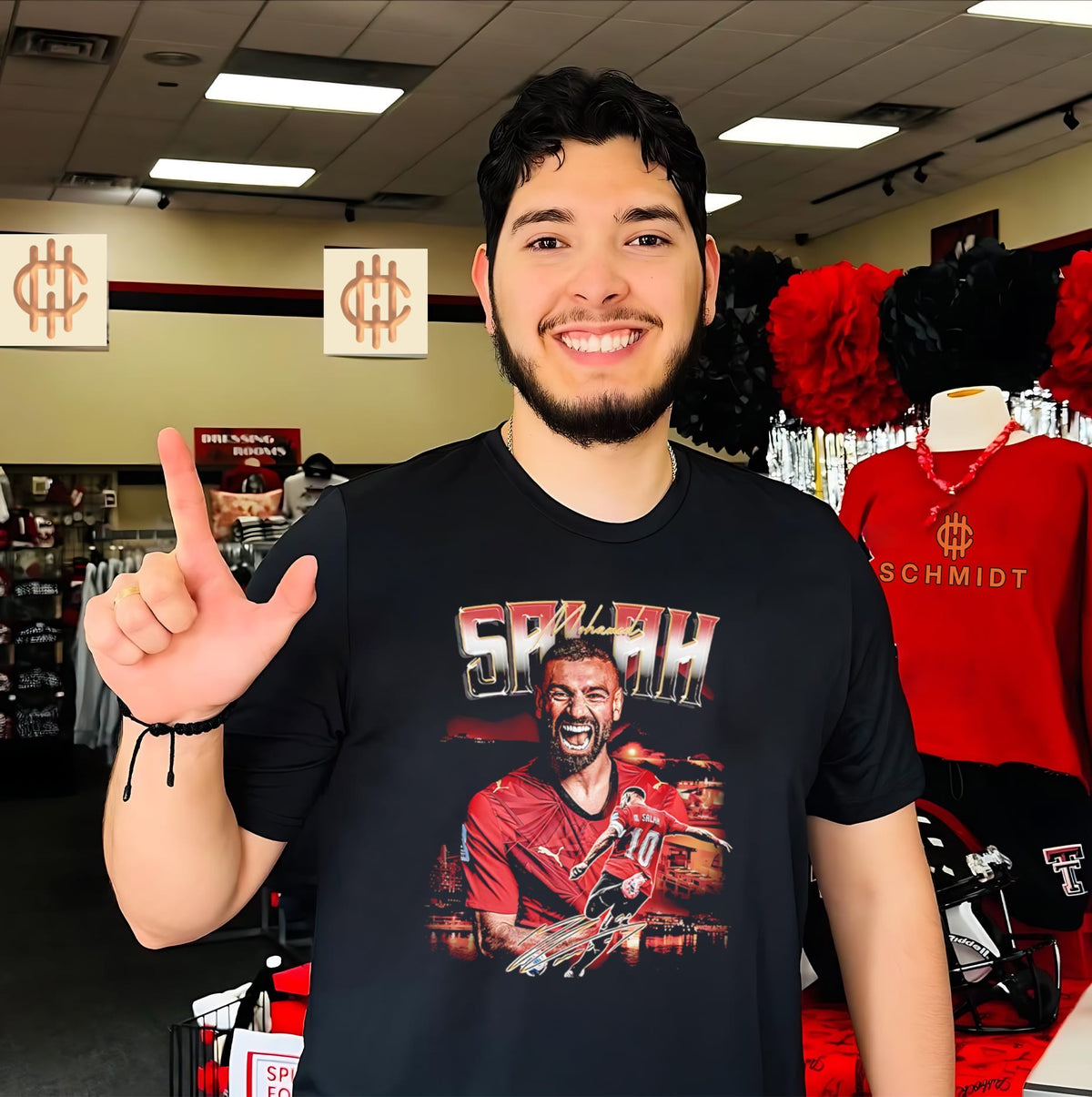 Mohamed Salah No 10 Liverpool Football Club Signature shirt