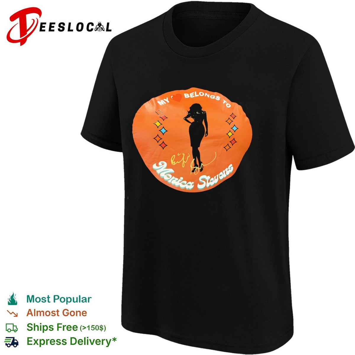 Monica Stevens My Heart Belongs to Monica Stevens Signature Shirt