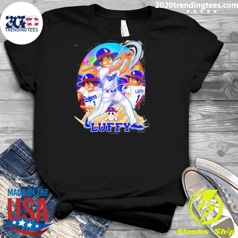 Monkey D. Luffy Anime Los Angeles Dodgers Baseball Graphic 2026 Shirt