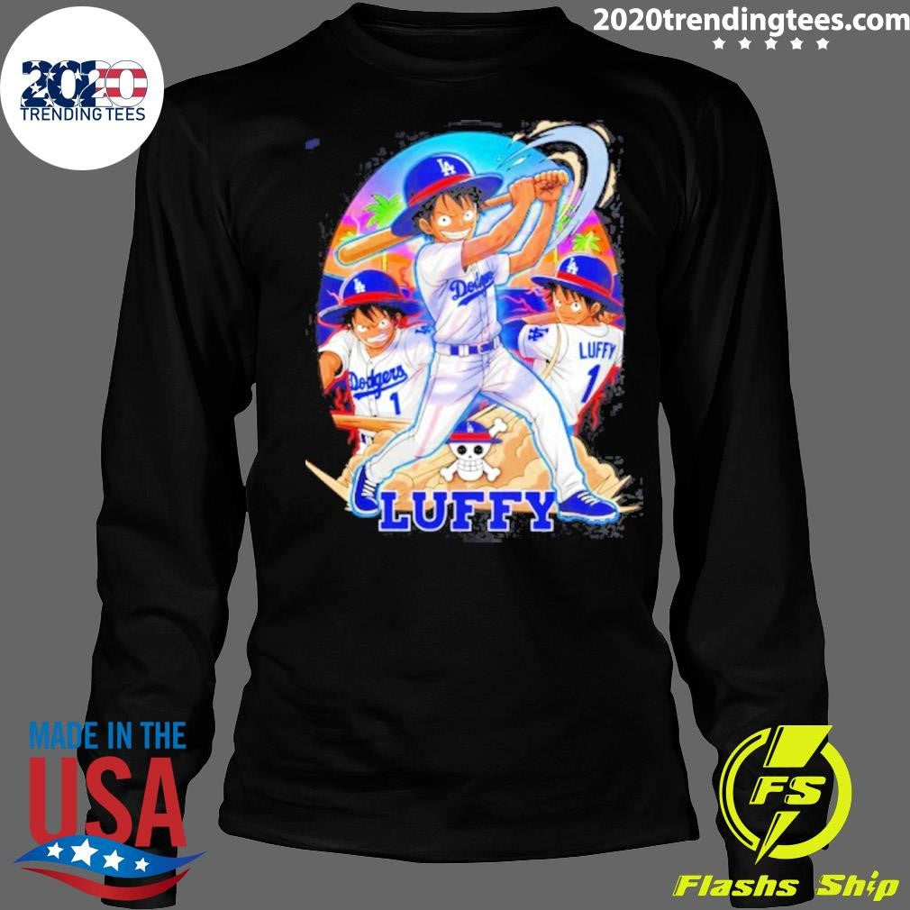 Monkey D. Luffy Anime Los Angeles Dodgers Baseball Graphic 2026 Shirt