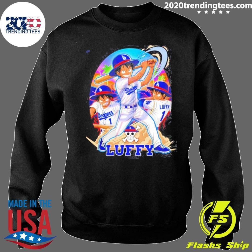 Monkey D. Luffy Anime Los Angeles Dodgers Baseball Graphic 2026 Shirt