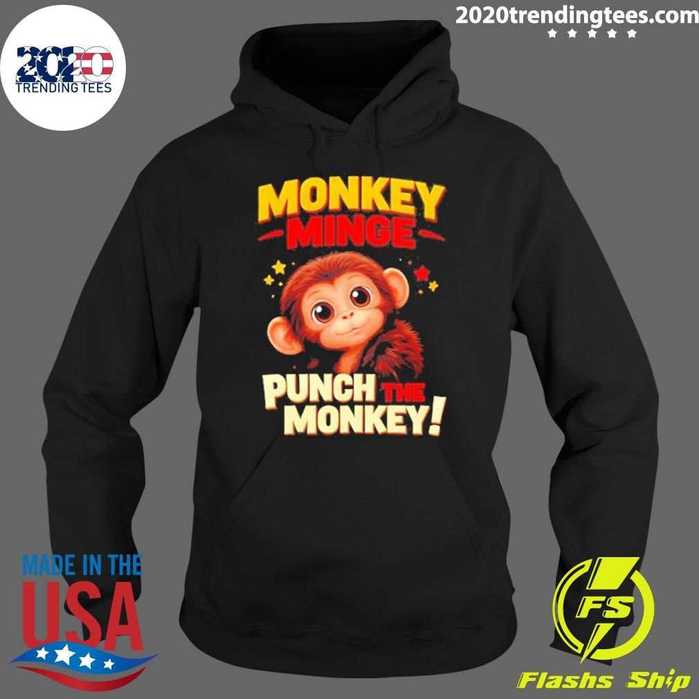 Monkey Minge Punch The Monkey cartoon shirt
