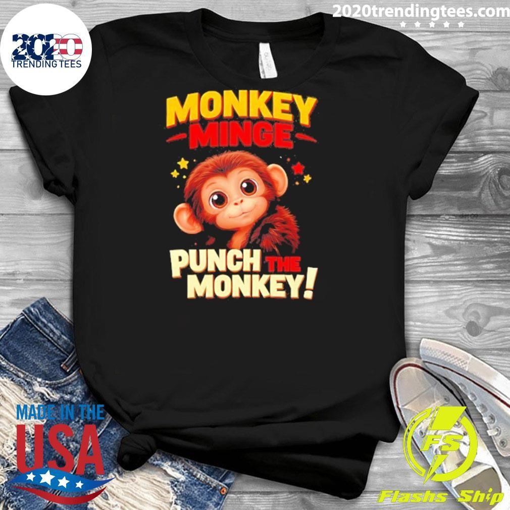 Monkey Minge Punch The Monkey cartoon shirt