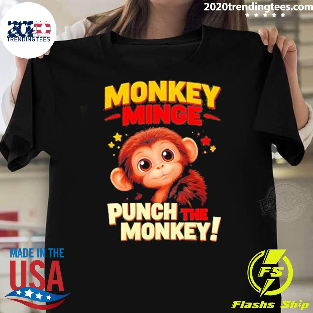 Monkey Minge Punch The Monkey cartoon shirt