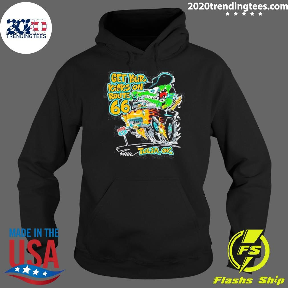 Monster Drag Kicks on 66 Tulsa, OK Tee Shirt