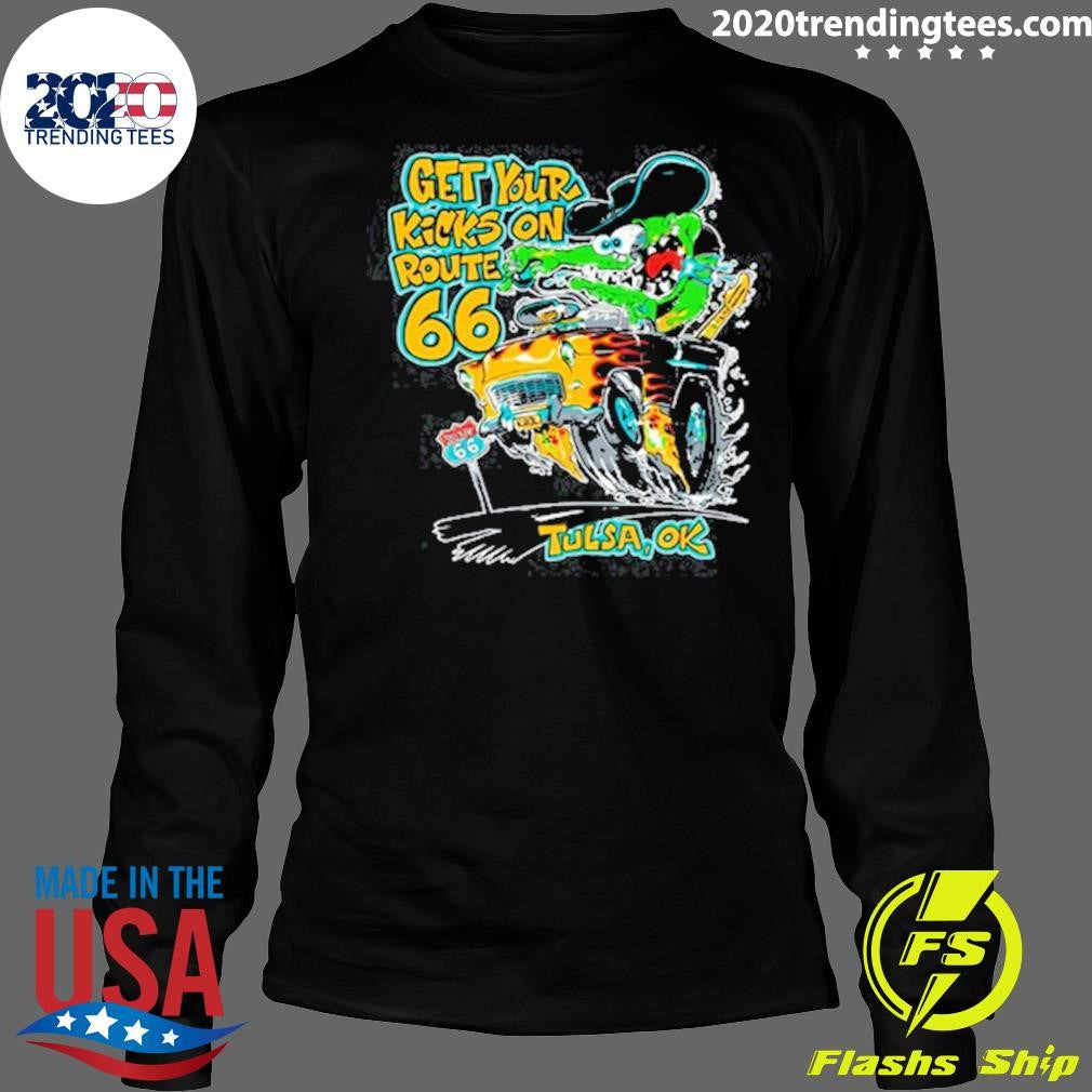 Monster Drag Kicks on 66 Tulsa, OK Tee Shirt