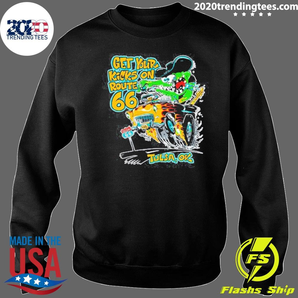Monster Drag Kicks on 66 Tulsa, OK Tee Shirt
