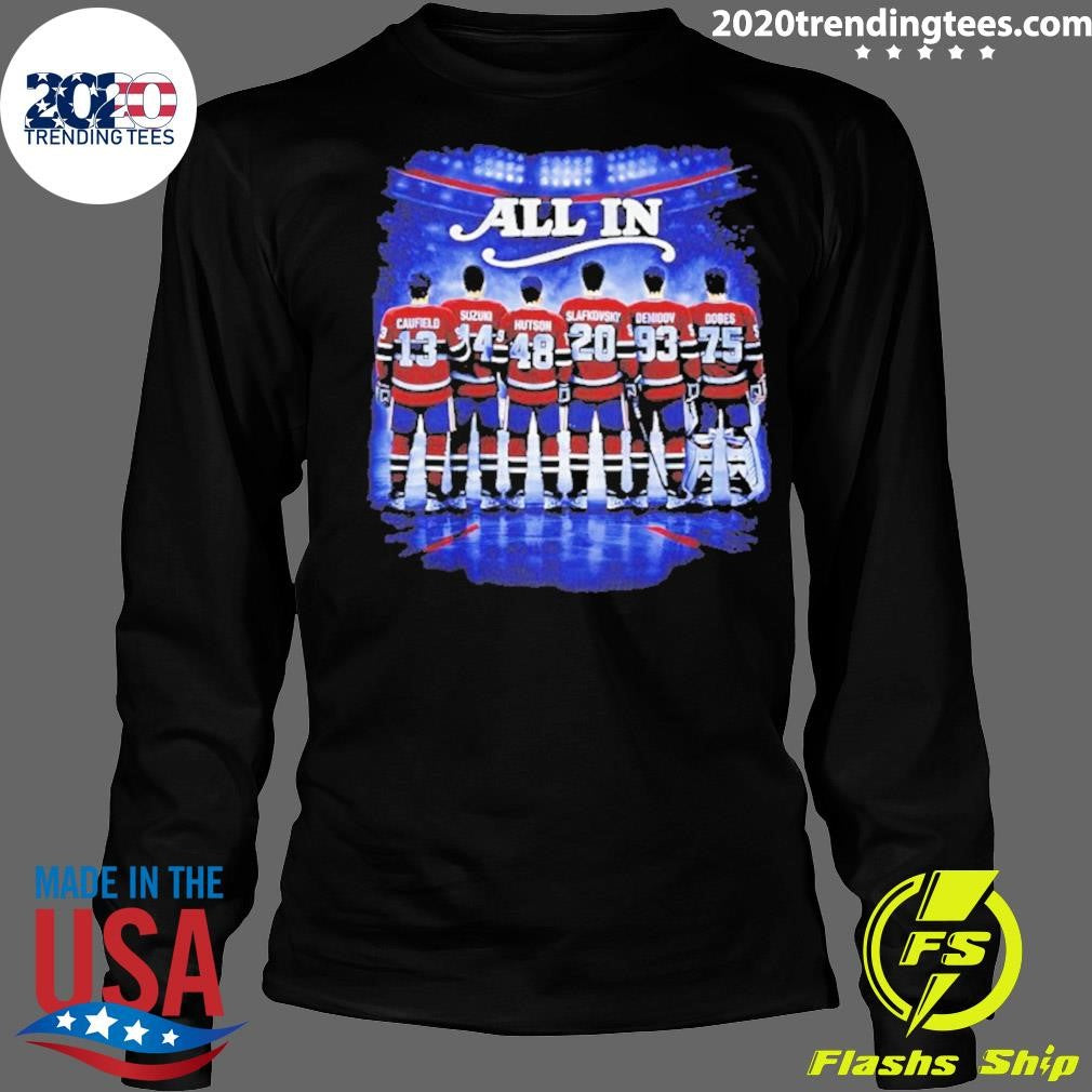 Montreal Canadiens Hockey 2026 Playoffs All In Shirt