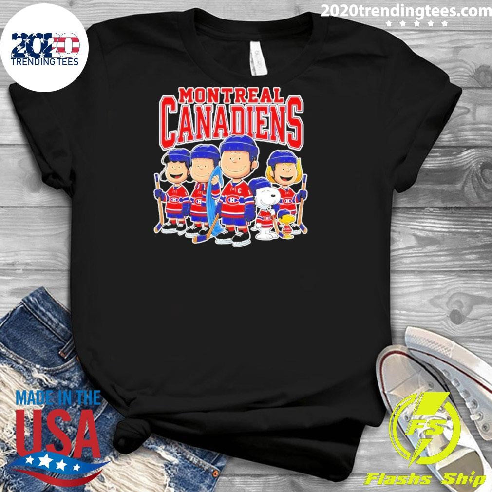Montreal Canadiens Peanuts Characters Shirt