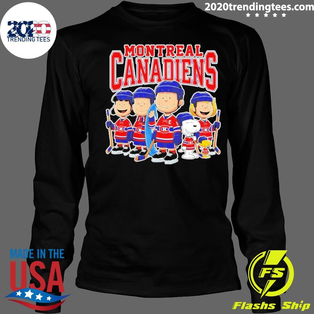 Montreal Canadiens Peanuts Characters Shirt