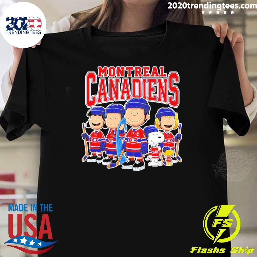 Montreal Canadiens Peanuts Characters Shirt