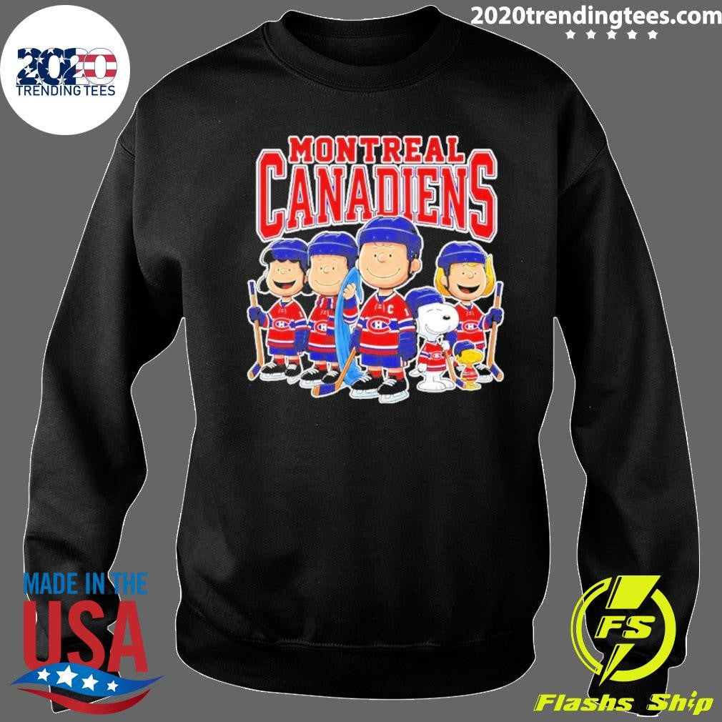 Montreal Canadiens Peanuts Characters Shirt