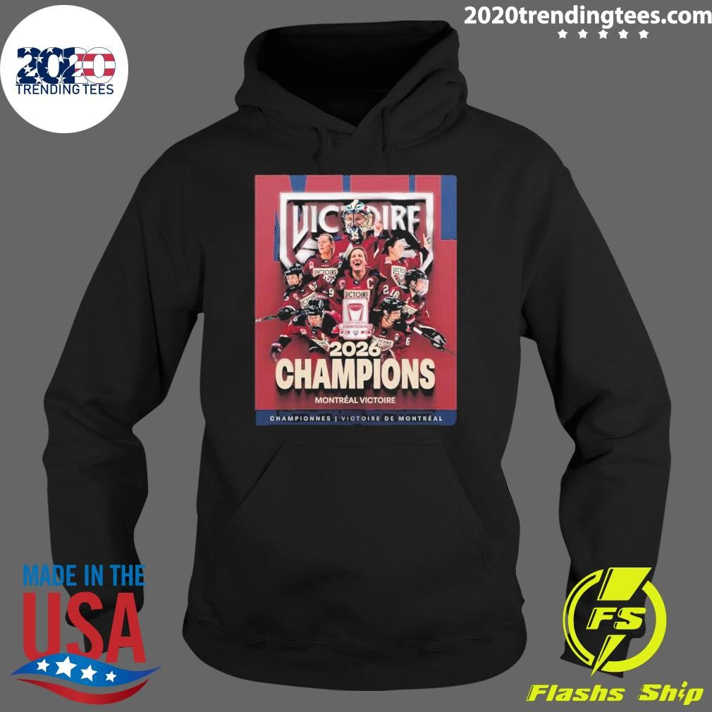 Montreal Victoire Coupe Walter Championnes 2026 Champions Montréal Victore Shirt