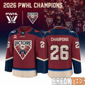 Montreal Victoire PWHL Champions 2026 Jersey Limited Edition Home