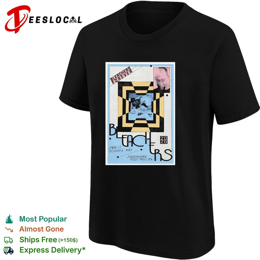 Moody portrait Columbia MD Merriweather Post Pavilion June 2026 concert framed poster art shirt
