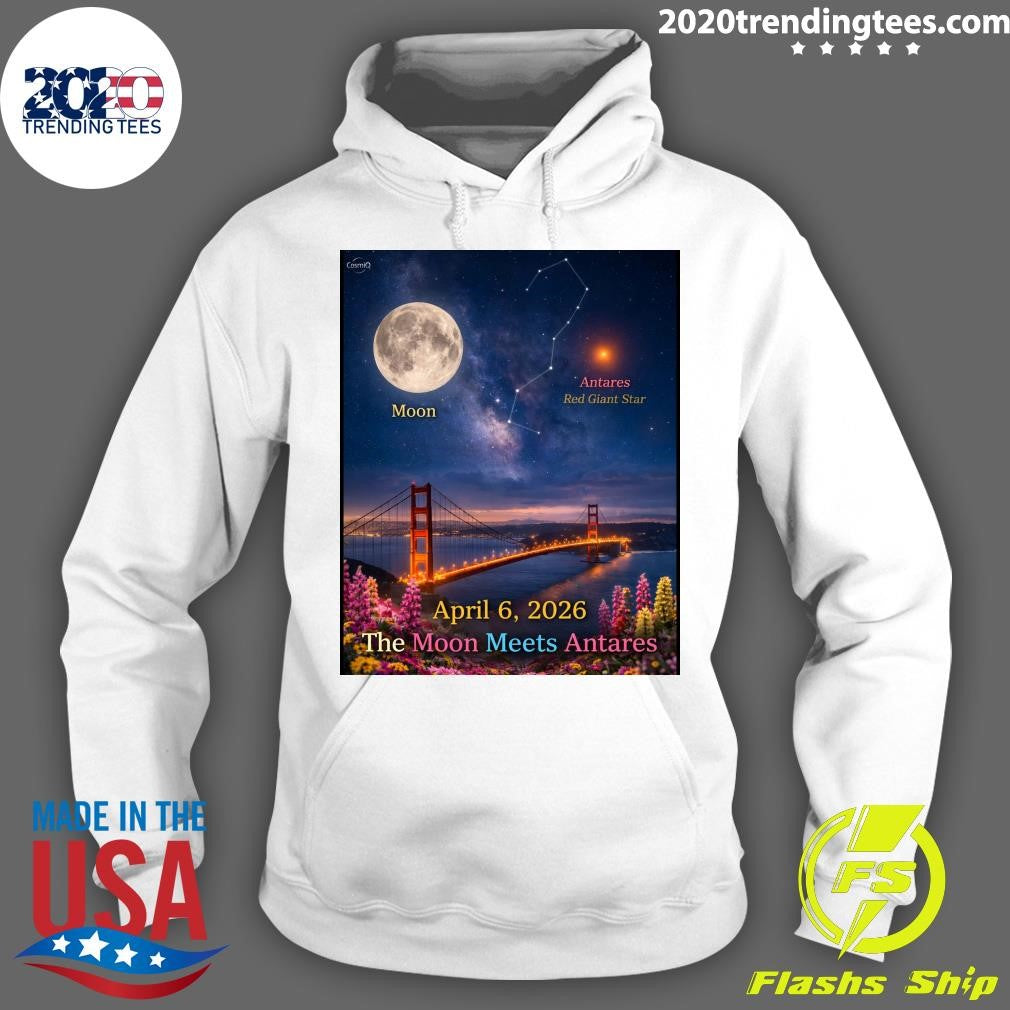Moon and Antares Red Giant Star The Moon Meets Antares April 6, 2026 Shirt