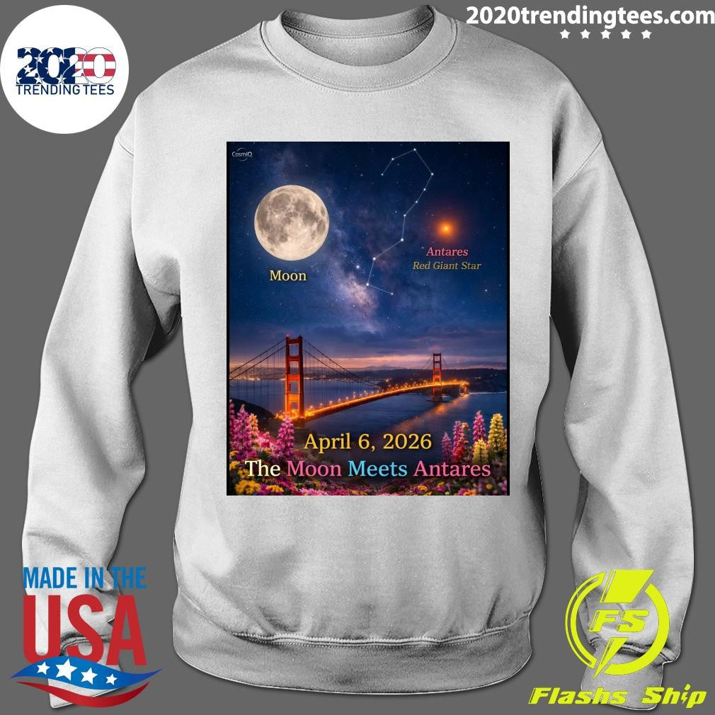 Moon and Antares Red Giant Star The Moon Meets Antares April 6, 2026 Shirt