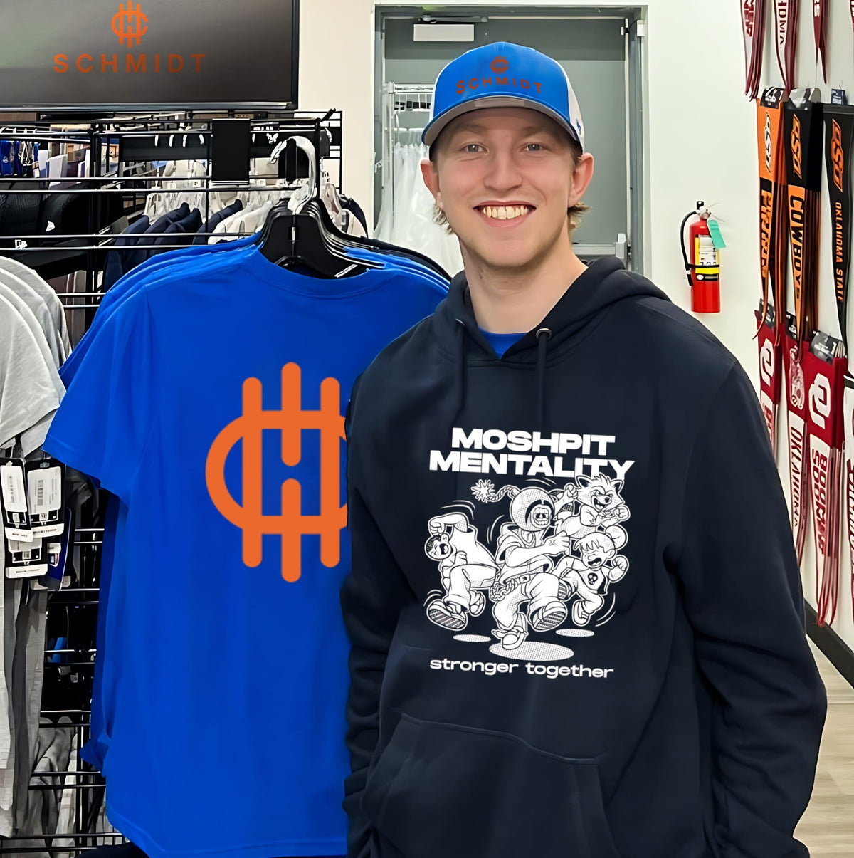 Mophist mentality stronger together graphic shirt