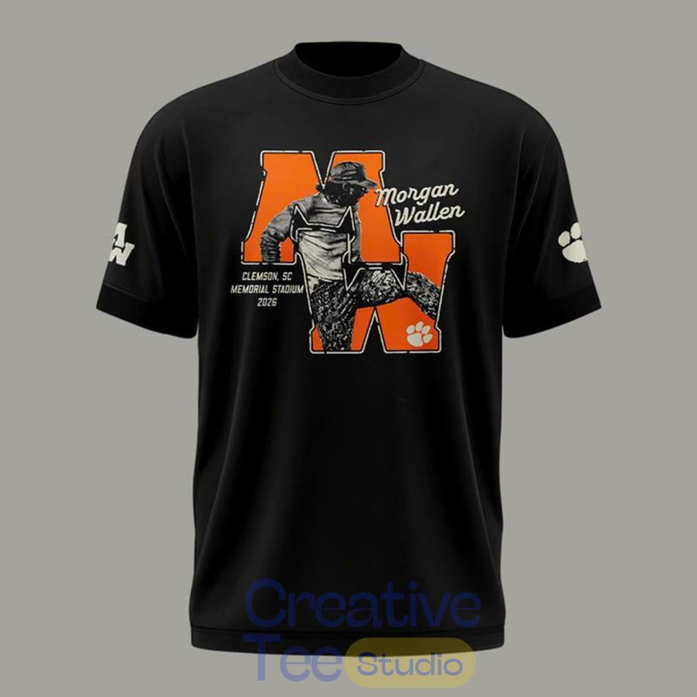 Morgan Wallen x Clemson Tigers Football “Still The Problem Tour 2026” Memorial Stadium T-Shirt