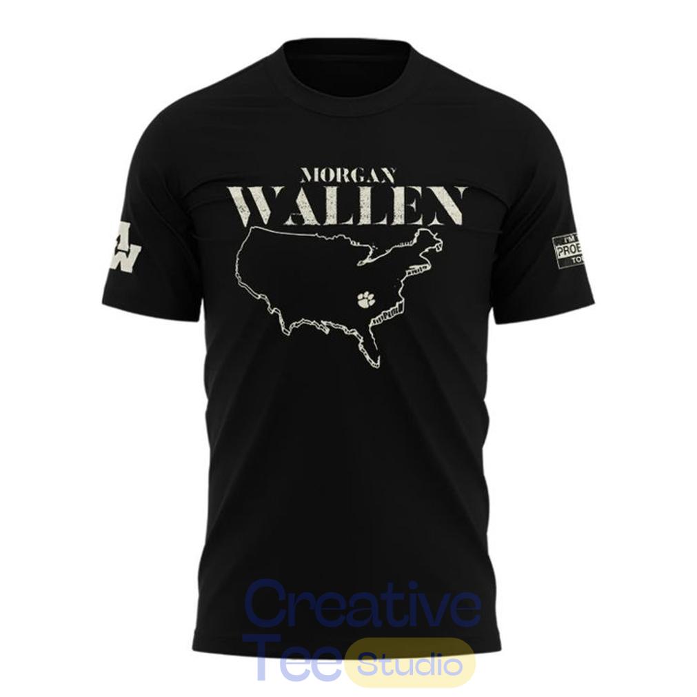 Morgan Wallen x Clemson Tigers Football “Still The Problem Tour 2026” Memorial Stadium T-Shirt