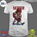 Moritz Seider Detroit Red Wings Player Caricature Shirt