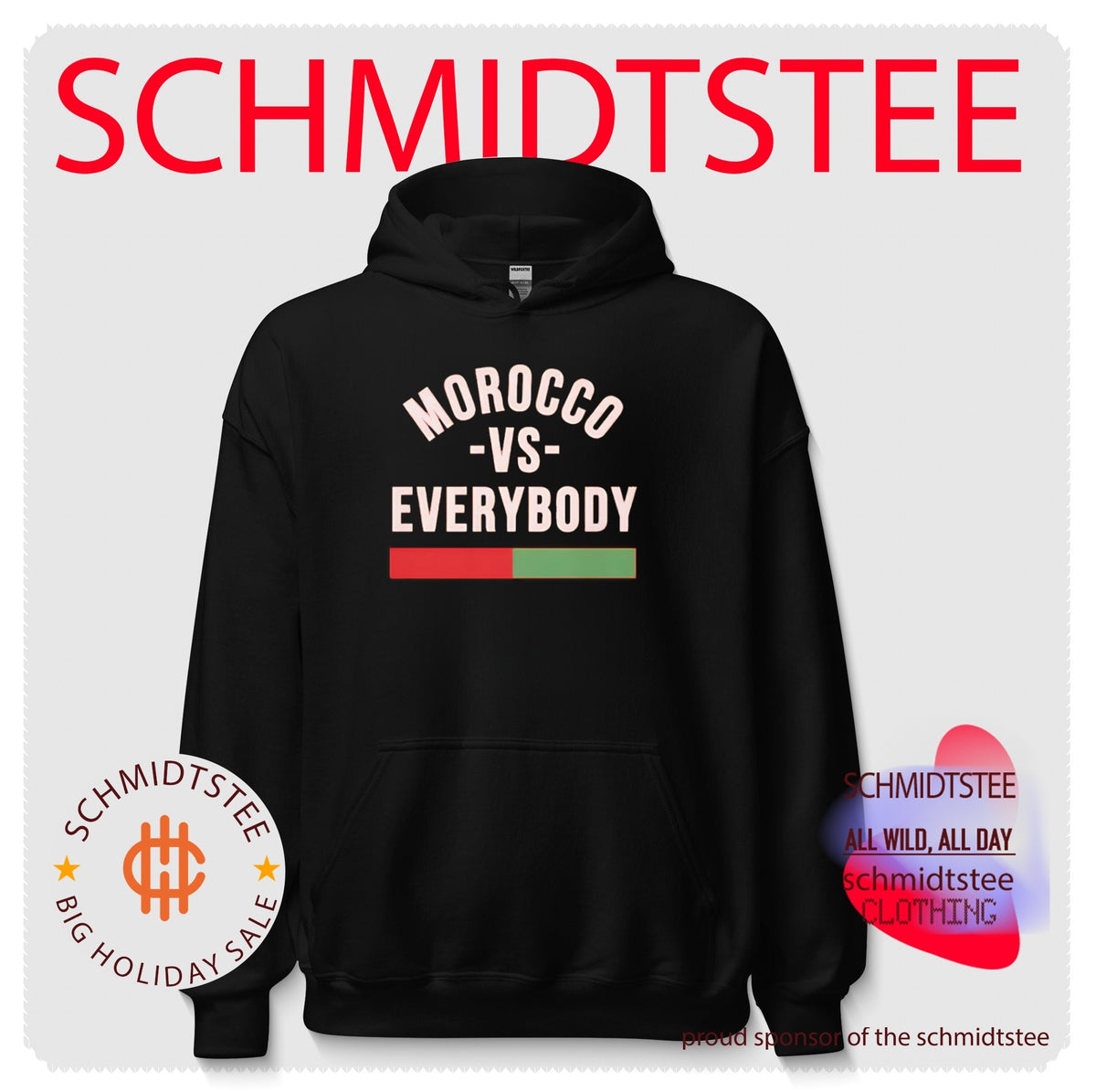 Morocco vs Everybody Moroccan Pride Soccer shirt