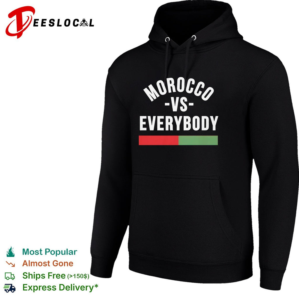 Morocco vs everybody flag soccer pride shirt
