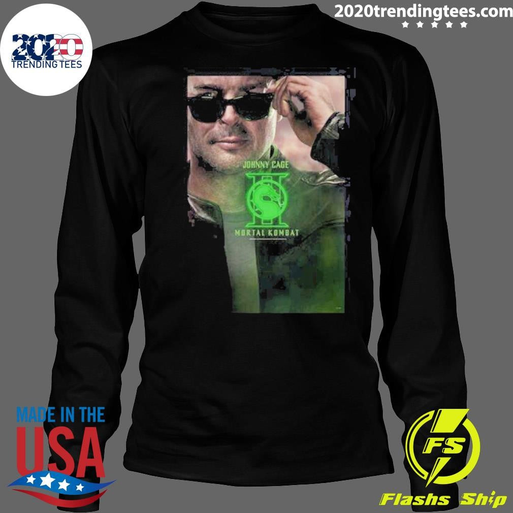 Mortal Kombat II Movie Exclusive Johnny Cage Character 2026 Shirt