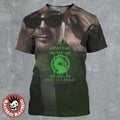 Mortal Kombat II Movie Exclusive Johnny Cage Character Poster All Over Print Shirt