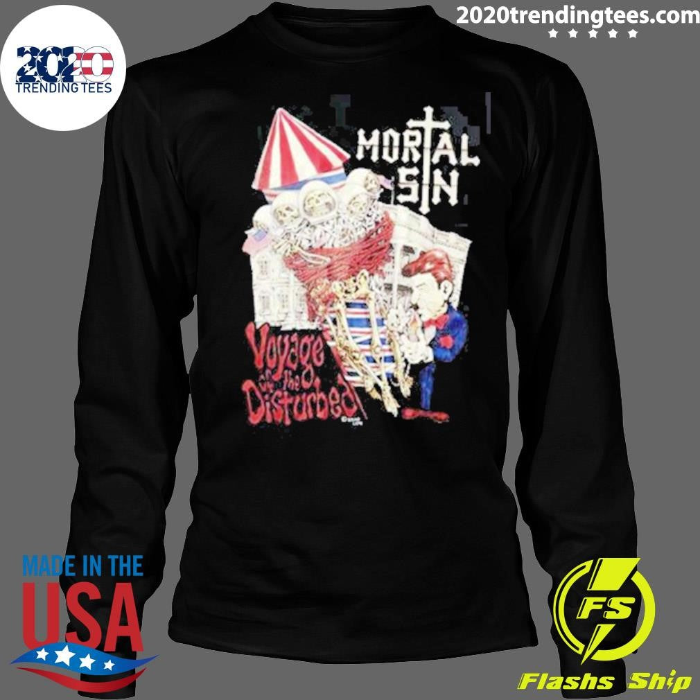 Mortal Sin 48th Anniversary Tour 2026 Australia Merch Voyage Of The Disturbed Shirt
