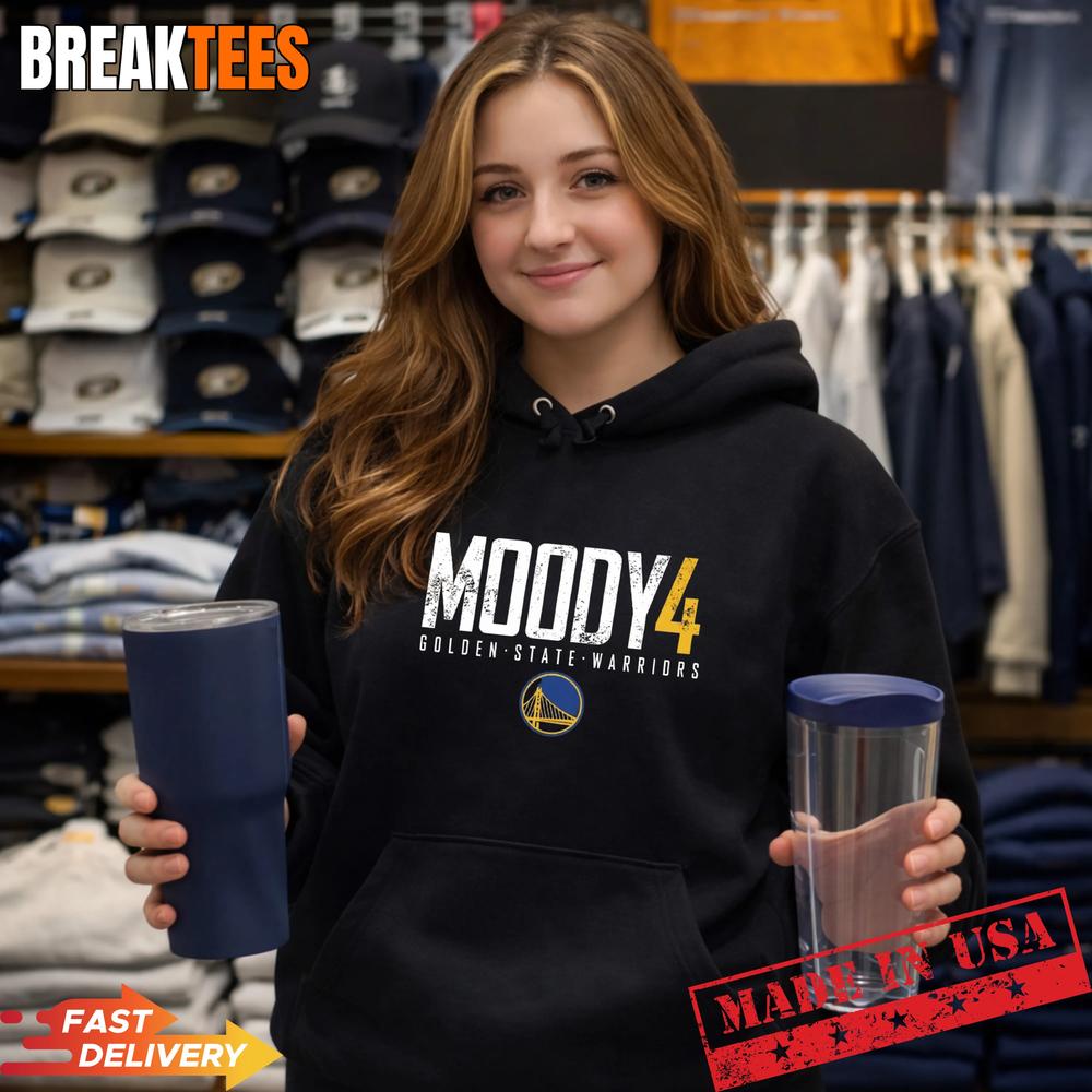 Moses Moody 4 Golden State Warriors Basketball Player T-Shirt
