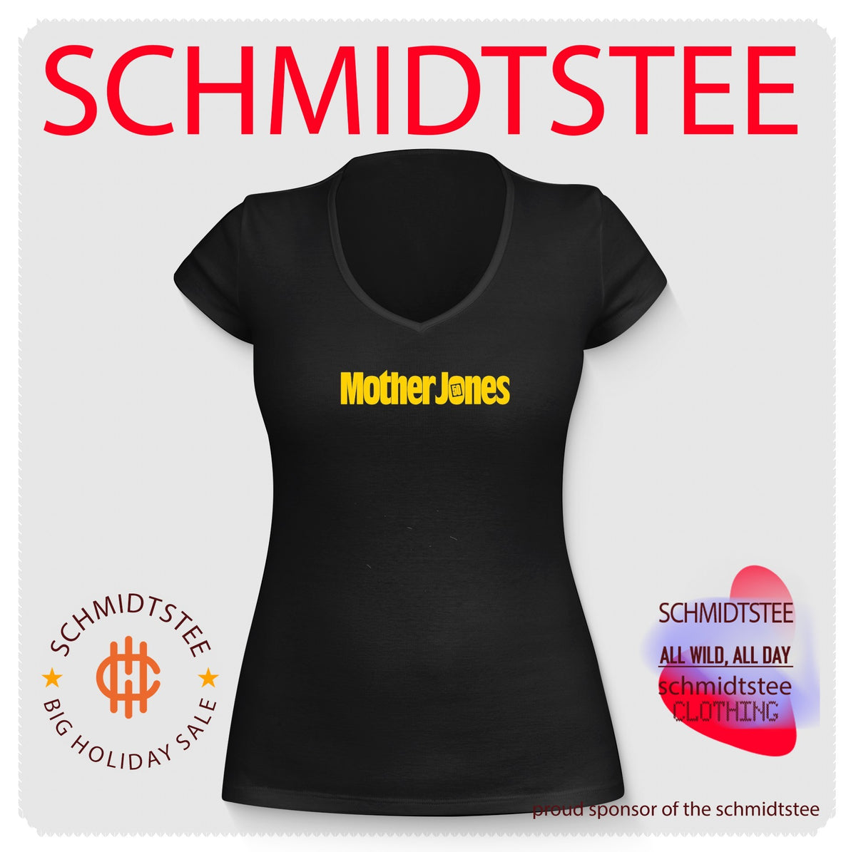 Mother Jones 50th Anniversary Logo shirt