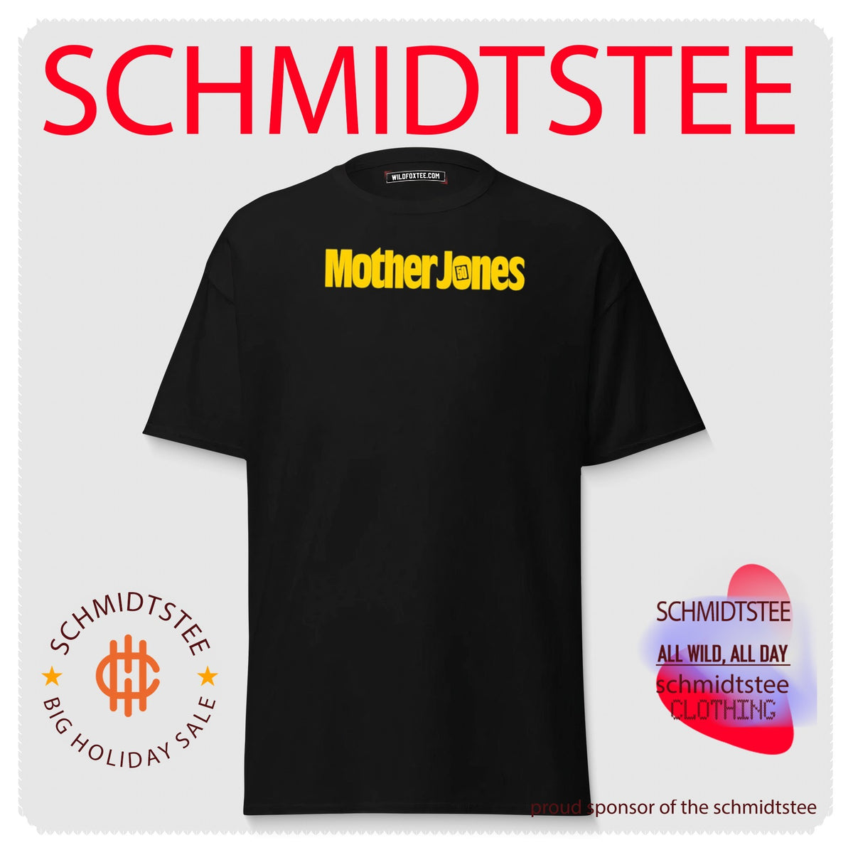Mother Jones 50th Anniversary Logo shirt