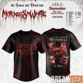 Motionless In White Leg 2 of The Sweat And Blood Tour 2026 Baseball Jersey