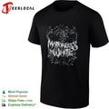 Motionless in White Band Skull Wing Hat Logo shirt