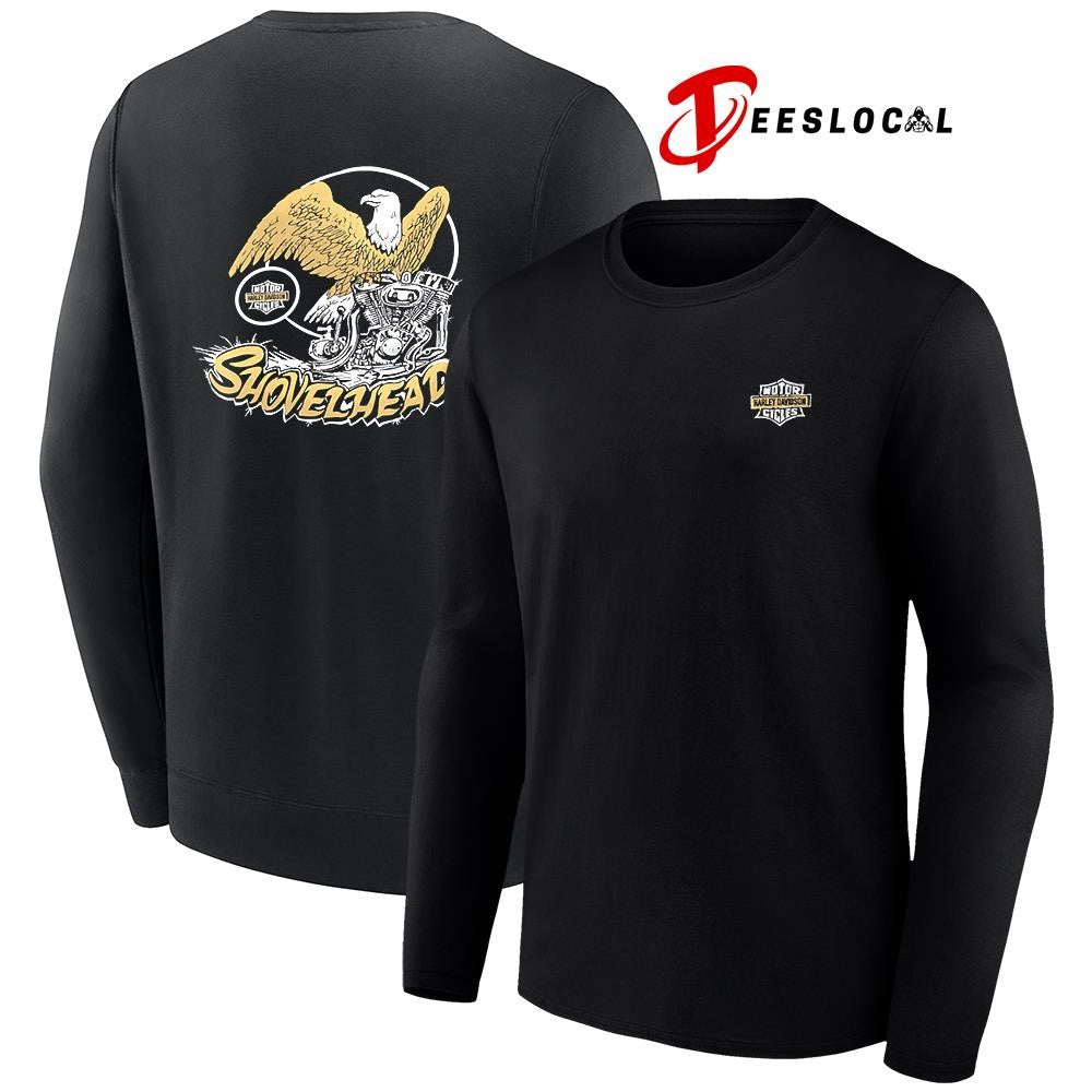 MotorHarleyDavidsonCiclesshovelheadeaglegraphicshirt
