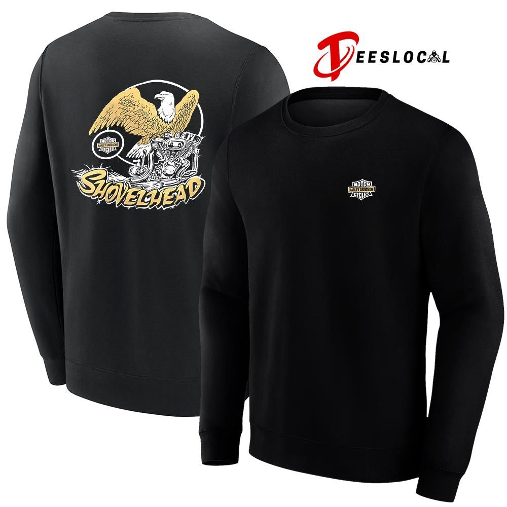 MotorHarleyDavidsonCiclesshovelheadeaglegraphicshirt